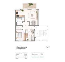 Löbtau Süd,sonnige 3-Raum Wohnung zu vermieten - Dresden Cotta