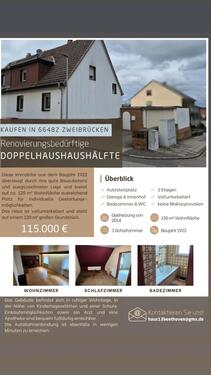 Foto - Haus Verkauf - 115.000,00&nbsp;EUR Kaufpreis, ca.&nbsp; 120,00&nbsp;m&sup2;