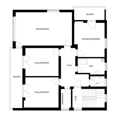 Foto - 3 Zimmer Etagenwohnung in Chieming