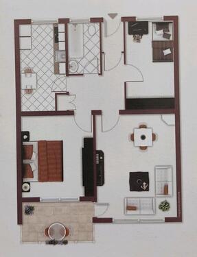 Foto - 3 Zimmer Etagenwohnung zur Miete in Baunach