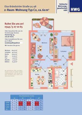 Foto - Schöne 2-Raum-Wohnung im Süden von Halle