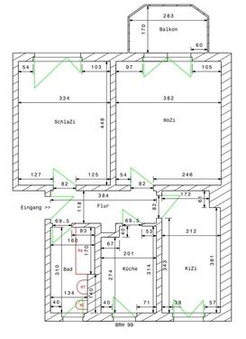 Foto - 3 Zimmer Etagenwohnung in Meuselwitz