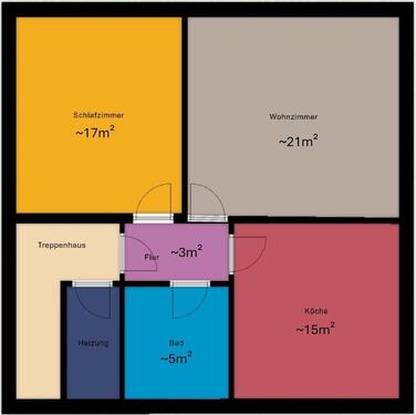 Foto - 2 Zimmer Dachgeschoßwohnung zur Miete in Schlangen