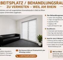 Studio in Weil am Rhein,Behandlungsraum zu vermieten. - Lörrach