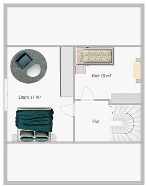 Foto - 3 Zimmer Maisonettenwohnung zur Miete in Geisenhausen