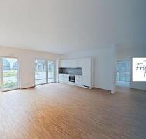 Lichtdurchflutete 3-Zi.-Erdgeschosswohnung mit Terrasse und moderner Einbauküche im Neubauquartier “Großherzog Friedrich Höfe Lichtdurchflutete 3-Zi.-Erdgeschosswohnung mit Terrasse und moderner Einbauküche im Neubauquartier “Großherzog Friedrich Höfe