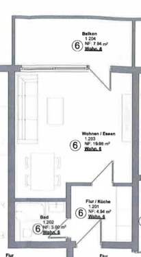Foto - +++kleine 1,5 Zimmer Wohnung mit Balkon und PKW Stellplatz zu vermieten+++