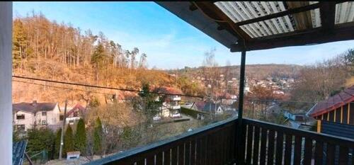 Foto - Unverbaubarer Blick - massives Haus in Wippra mit Dachreserve