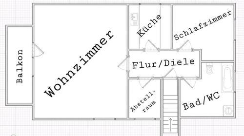 Foto - 2 Zimmer Etagenwohnung zur Miete in Lohr am Main