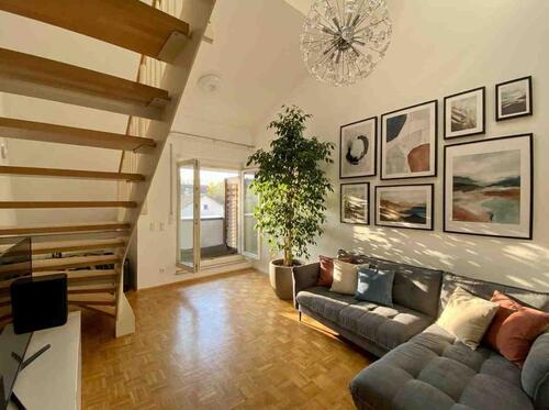 Foto - „Erbpacht“ - 2-Zimmer-Maisonette-Wohnung + Balkon + TG-Stellplatz