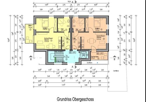 Foto - Helle 2-Zimmer-Wohnung mit Dachterrasse und EBK (Drittbezug)