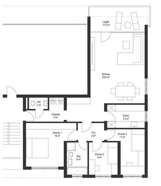 Foto - 4.5 Zimmer Etagenwohnung zum Kaufen in Dortmund