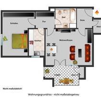 2 Zimmer Mietwohnung - 630,00&nbsp;EUR Kaltmiete, ca.&nbsp; 66,80&nbsp;m&sup2; in Bad Schussenried (PLZ: 88427)