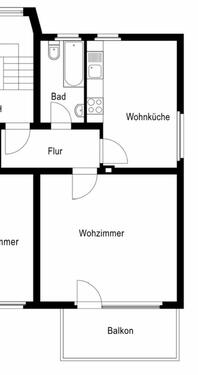 Foto - 1.5 Zimmer Etagenwohnung zur Miete in Kassel