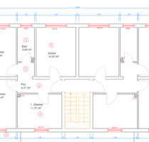 Moderne 3-Zimmer-Wohnung mit Balkon in ruhiger Lage - Singen (Hohentwiel)