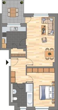 Foto - 3 Zimmer Etagenwohnung zur Miete in Wolfsburg