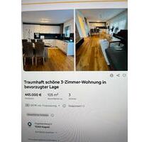 Wunderschöne 3 Zimmer Wohnung - 465.000,00 EUR Kaufpreis, in Nagold (PLZ: 72202)