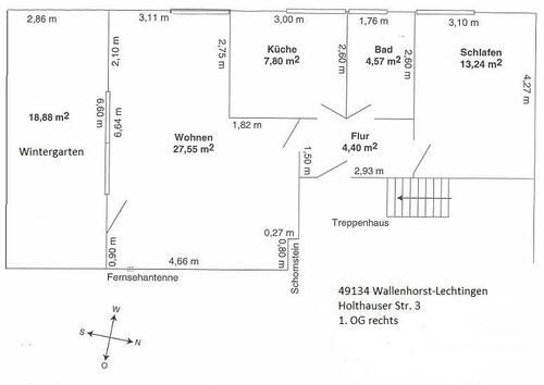 Foto - 2 Zimmer Etagenwohnung in Wallenhorst