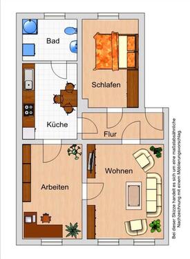 Foto - 3 Zimmer Etagenwohnung zur Miete in Halle (Saale)