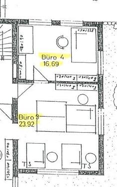 Foto - Büro in Bürogemeinschaft, 2 Räume 40 m2 und 2 Stellplätze HN-Ost