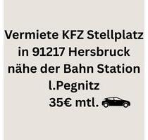Vermiete KFZ Außen Stellplatz in 91217 Hersbruck Nähe S-Bahn
