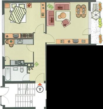 Foto - 2-Zimmer-Wohnung mit Balkon in Hamburg-Heimfeld