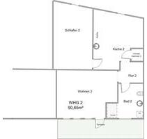 Zu Vermieten eine Sanierte 2 Zimmer Wohnung in Hungen- Nonnenroth