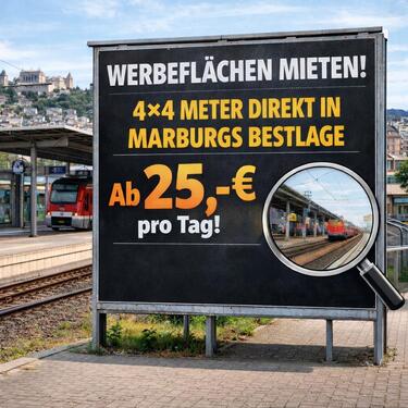 Foto - Werbefläche mieten Bestlage Marburg
