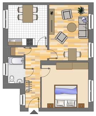 Foto - 2-Zimmer-Wohnung in Herne Sodingen im EG