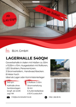 Foto - Vermiete Lagerhalle Ostalbkreis