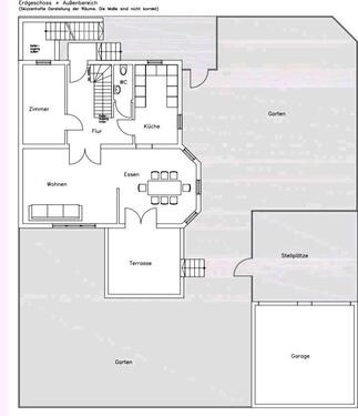 Foto - 8 Zimmer Doppelhaushälfte zur Miete in Schutterwald