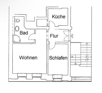 Foto - 2-Zimmer Wohnung zu vermieten - 500,00 EUR Kaltmiete, ca.  45,00 m²