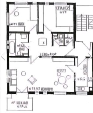 Foto - Sonnige und helle 3 Zi. Wohnung mit Südwest Balkon