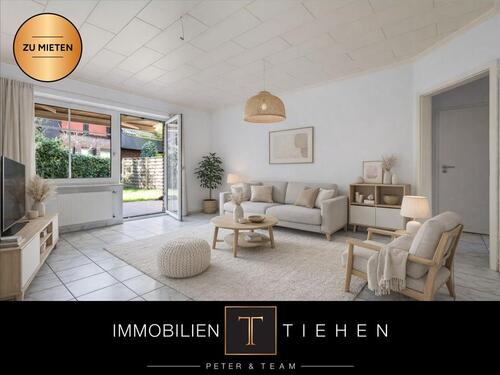 Foto - 3-Zimmer-Erdgeschoss-Wohnung auf der Sonnenseite mit eigenem Garten in Haselünne zu mieten: