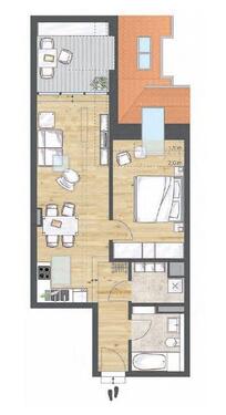 Foto - 2 Zimmer Dachgeschoßwohnung zur Miete in Königs Wusterhausen