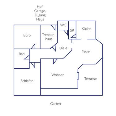 Foto - 3 Zimmer Wohnung mit Garten in Mühlhasen im Täle - ab März
