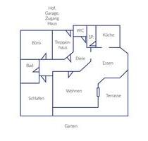 3 Zimmer Wohnung mit Garten in Mühlhasen im Täle - ab März - Mühlhausen im Täle