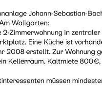 Seniorenwohnanlage 2.ZKB 62qm Stadthagen - Wunstorf