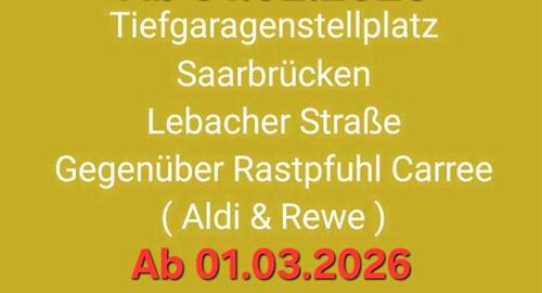 Foto - SB - Oberes Malstatt Rastpfuhl - Tiefgaragenstellplatz