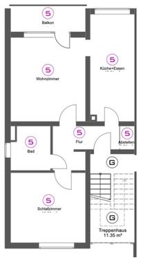 Foto - Etagenwohnung in Eisenberg (Pfalz) zur Miete