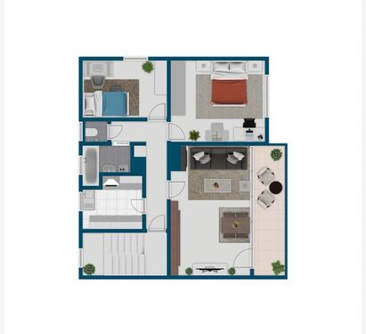 Foto - Renovierte 3 Zimmer Wohnung incl. Einbauküche zu vermieten