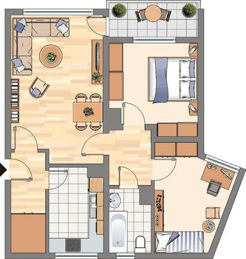 Foto - Etagenwohnung in Dortmund zur Miete