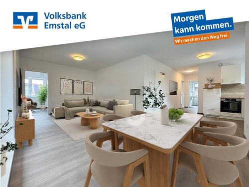 Foto - Luft nach oben? Hier ist sie: 3-ZKB-Penthouse mit Aufzug & Stellplatz in Lathen zu mieten!