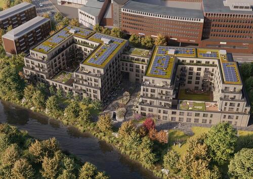 Foto - Penthouse mit 2 Dachterrassen, Bezugsfertig im Juni 2026