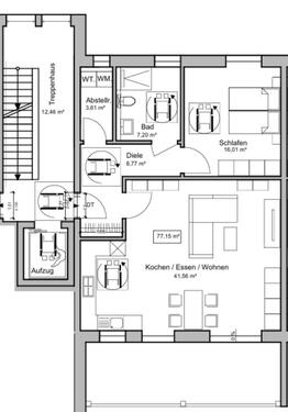 Foto - Erstbezug Wohnung Bergisch Gladbach Herkenrath 77m2