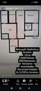 Foto - Wohnung 4 zimmer - 1.200,00&nbsp;EUR Kaltmiete, ca.&nbsp; 120,00&nbsp;m&sup2;