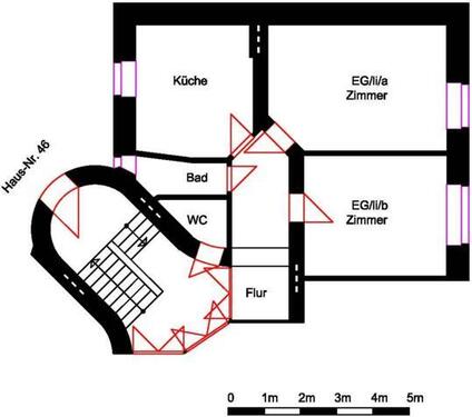 Foto - Etagenwohnung in Nordhausen zur Miete