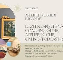 Stiller Arbeitsplatz + Coaching-Raum 1:1 und 1:bis 12 Coworking - Hamburg Rotherbaum