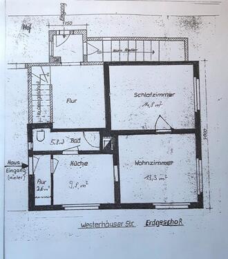Foto - 2 Zimmerwohnung zu vermieten - 248,00&nbsp;EUR Kaltmiete, ca.&nbsp; 46,00&nbsp;m&sup2;