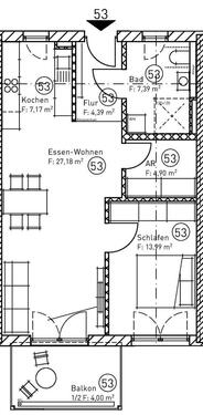 Foto - 2 Zimmer Etagenwohnung zur Miete in Untersiemau